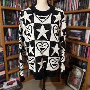 Zara Monochrome Knit Sweater